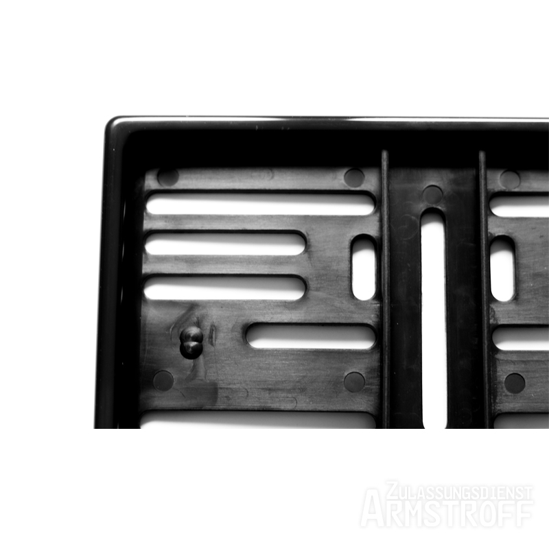 Kennzeichenhalter 180 x 200 Motorrad Standard Zweizeilig