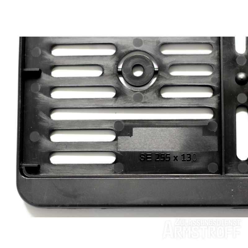 Kennzeichenhalter 255 x 130