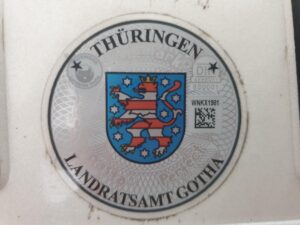 Landratsamt Plakette Kennzeichen